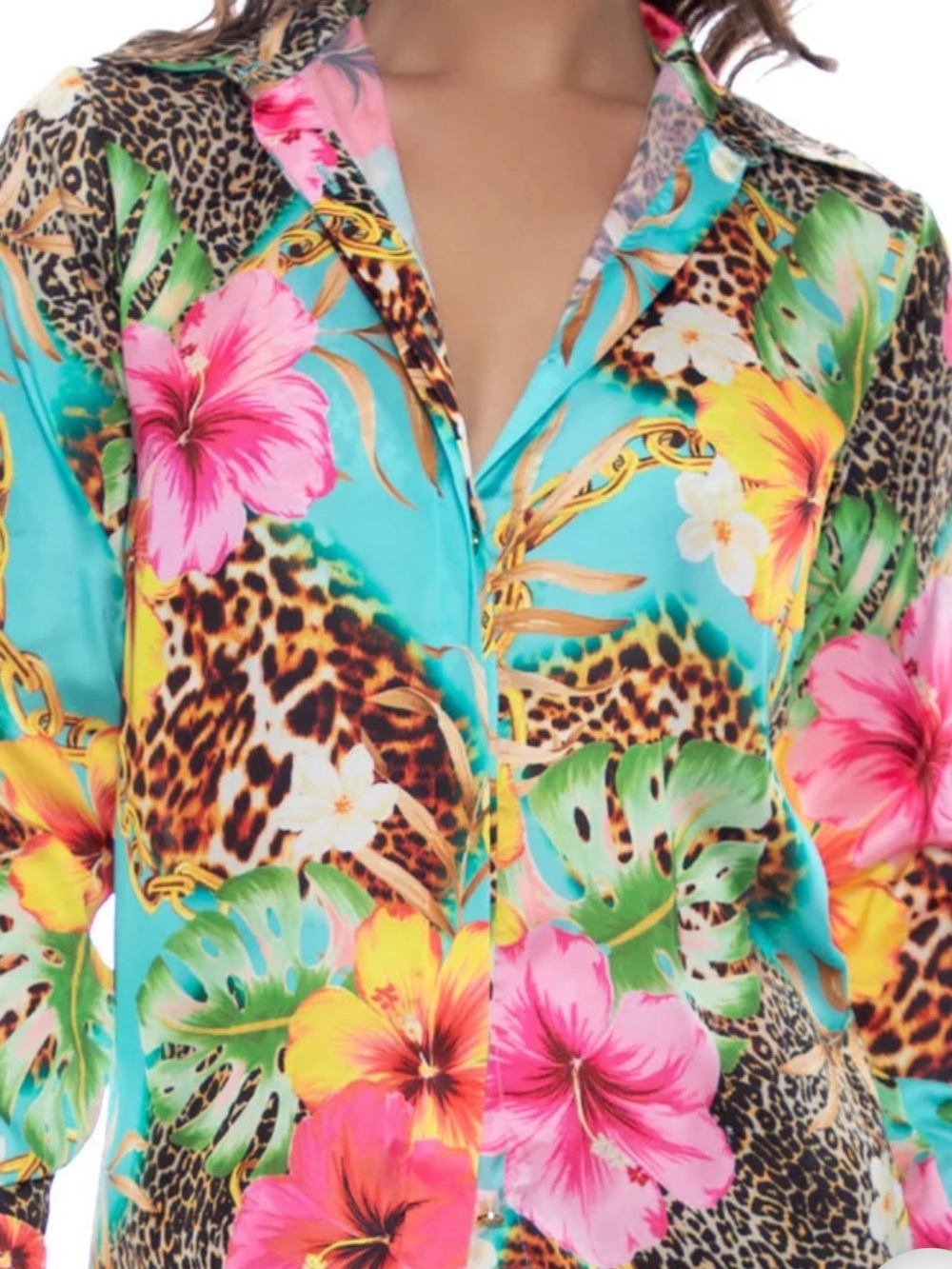 Lui fama : VISIONS OF PARADISE - Blouse — Multicolor